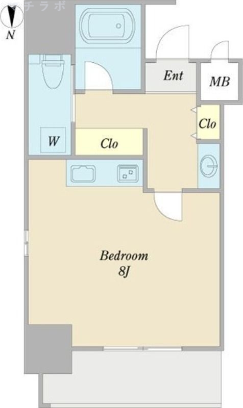 -階の間取り図