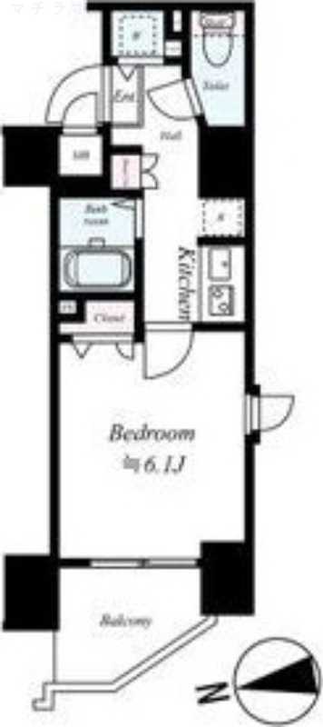 13階の間取り図
