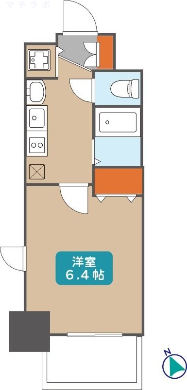 6階の間取り図