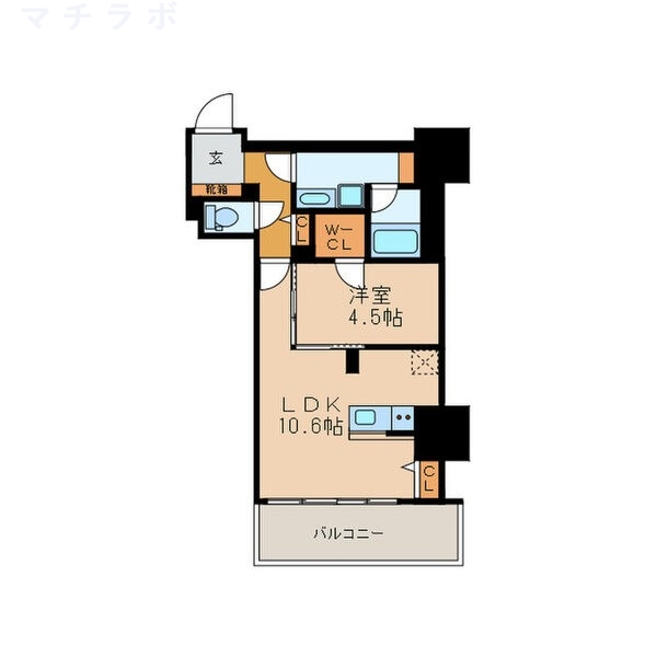 8階の間取り図