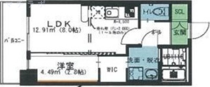 5階の間取り図