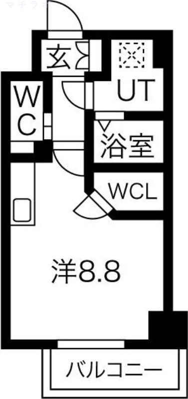 2階の間取り図