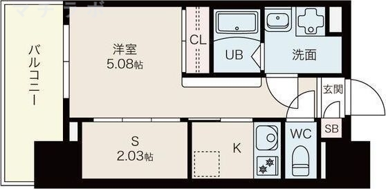 3階の間取り図
