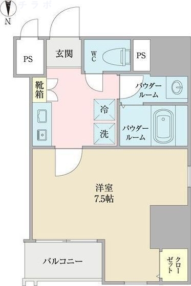3階の間取り図