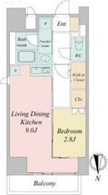 3階の間取り図