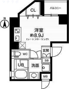 6階の間取り図