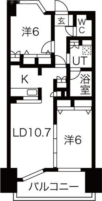 3階の間取り図