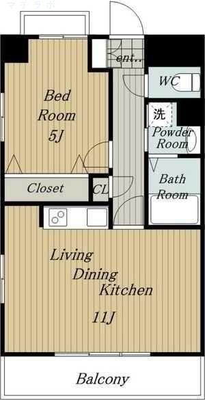 5階の間取り図