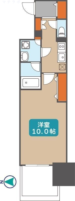 8階の間取り図