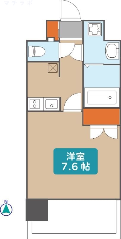 8階の間取り図
