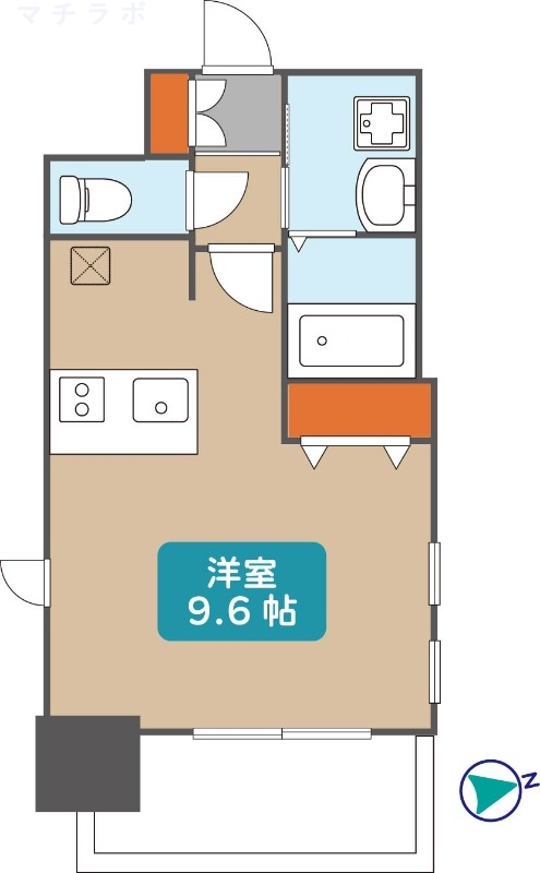 6階の間取り図
