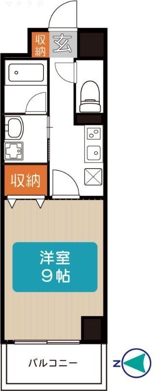 4階の間取り図