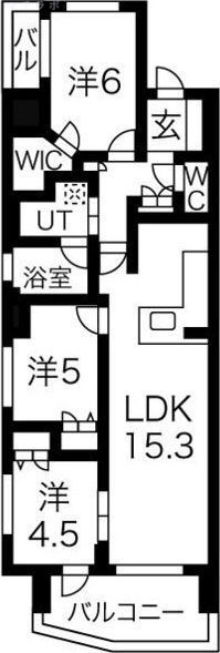 9階の間取り図