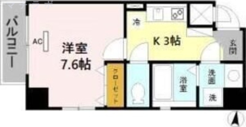 5階の間取り図