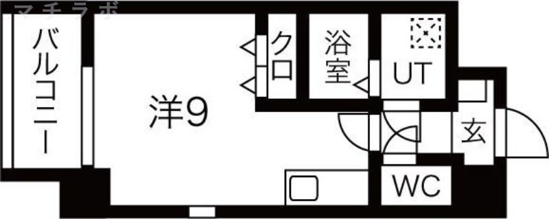 8階の間取り図