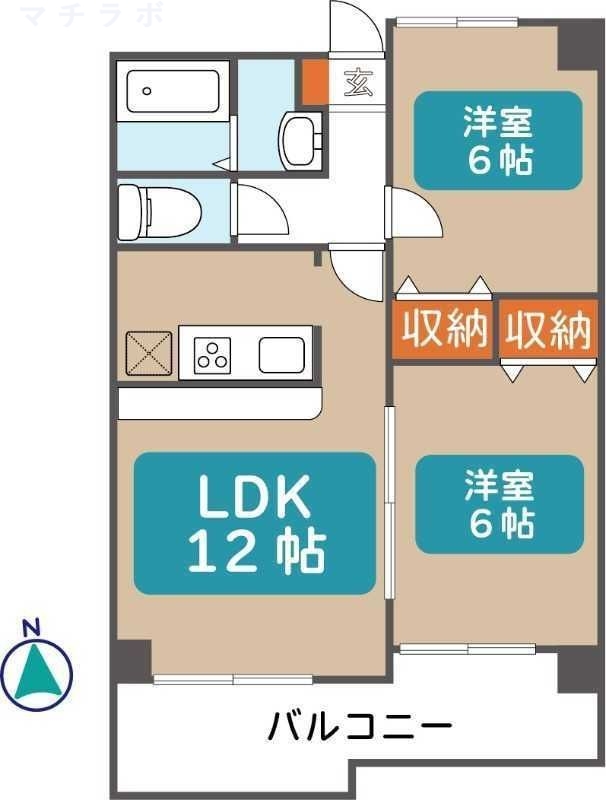 1階の間取り図