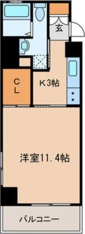3階の間取り図