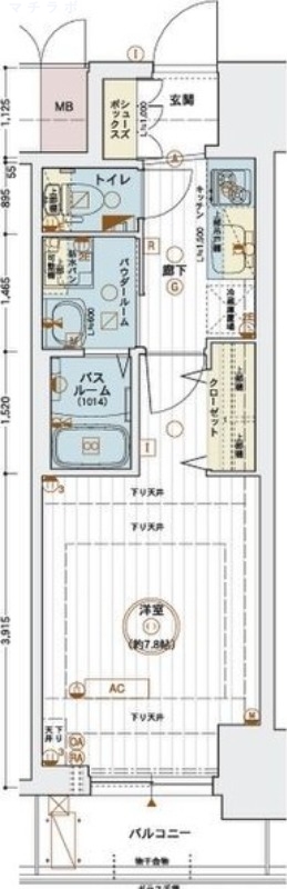 3階の間取り図