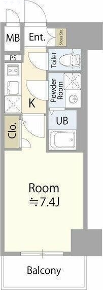 4階の間取り図