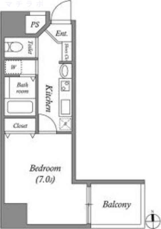 6階の間取り図