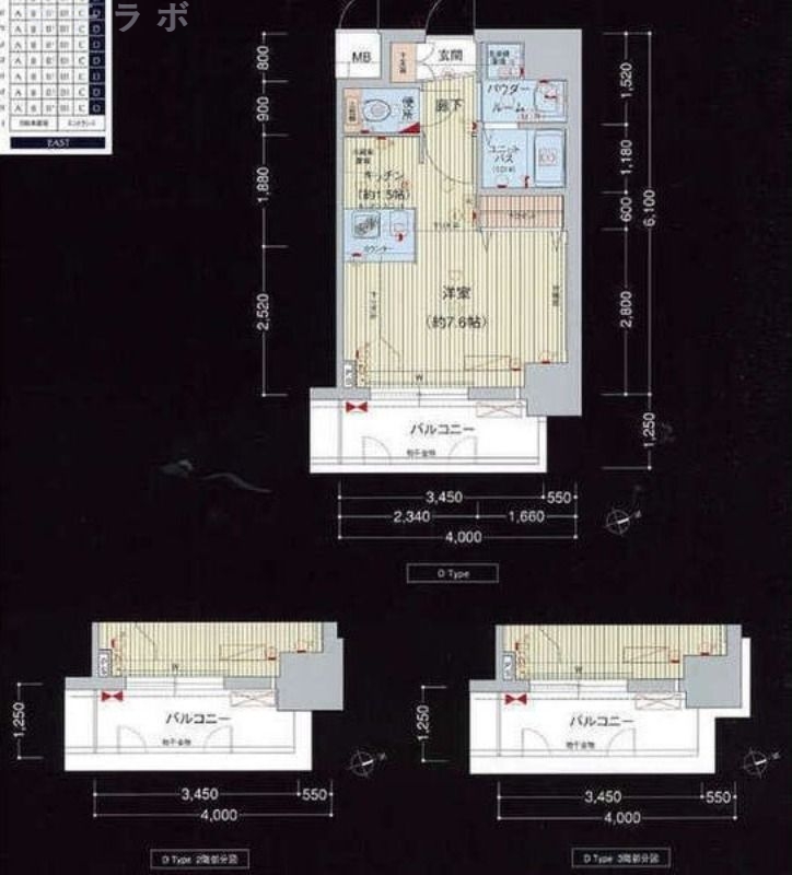 11階の間取り図