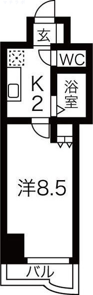 7階の間取り図