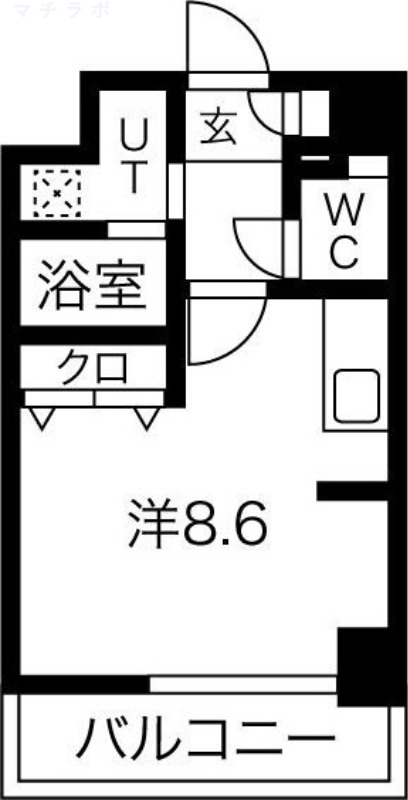 8階の間取り図