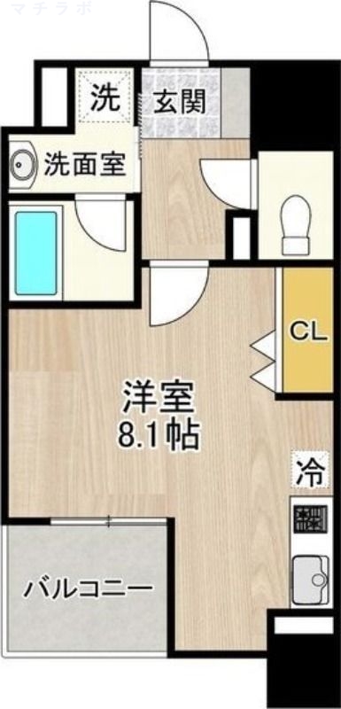 6階の間取り図