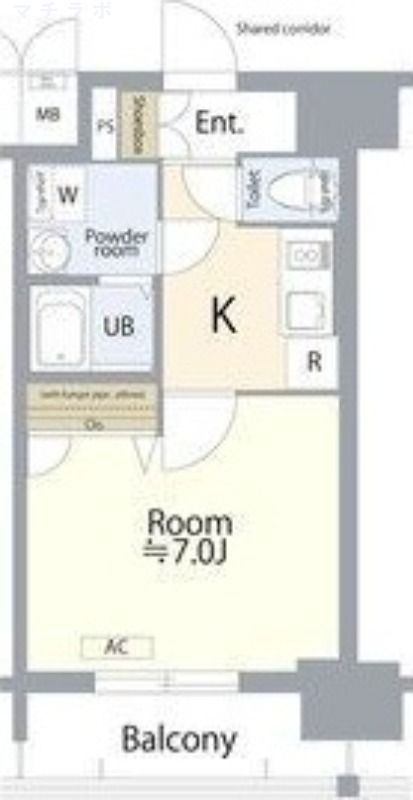 5階の間取り図