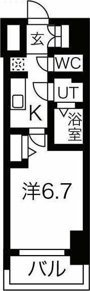 7階の間取り図
