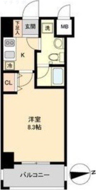 2階の間取り図