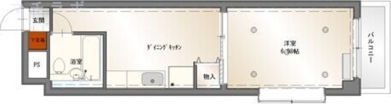 2階の間取り図