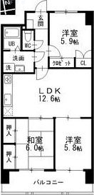 10階の間取り図
