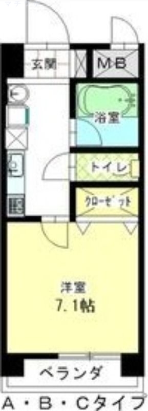 4階の間取り図