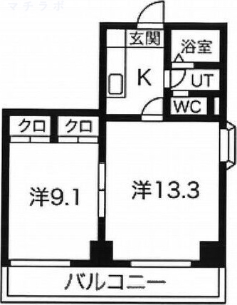 7階の間取り図