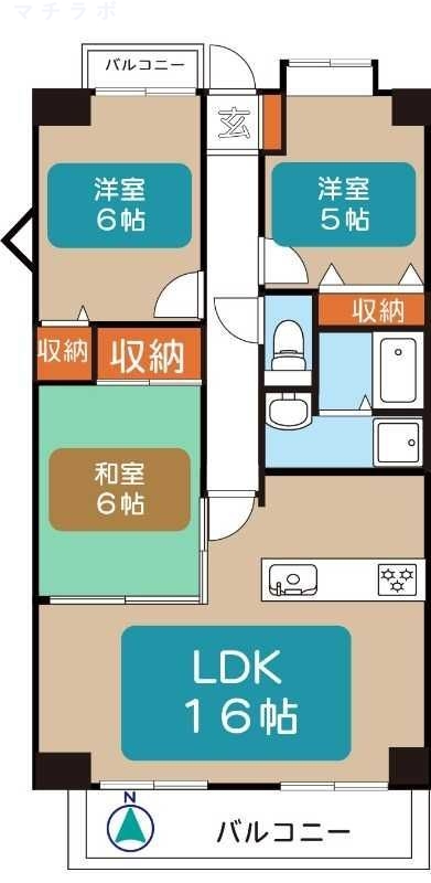 7階の間取り図
