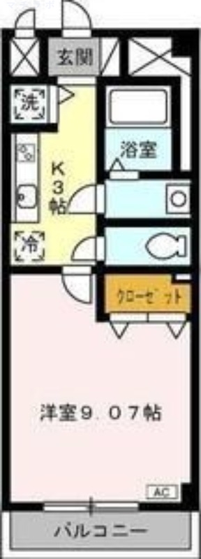 2階の間取り図
