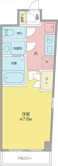 5階の間取り図