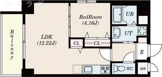 2階の間取り図