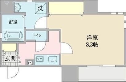 4階の間取り図