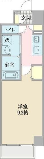8階の間取り図