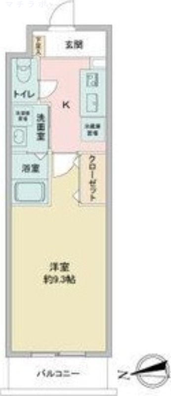 4階の間取り図