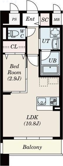 9階の間取り図