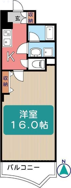 8階の間取り図