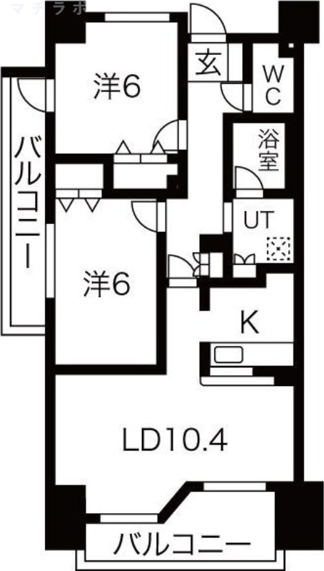 5階の間取り図