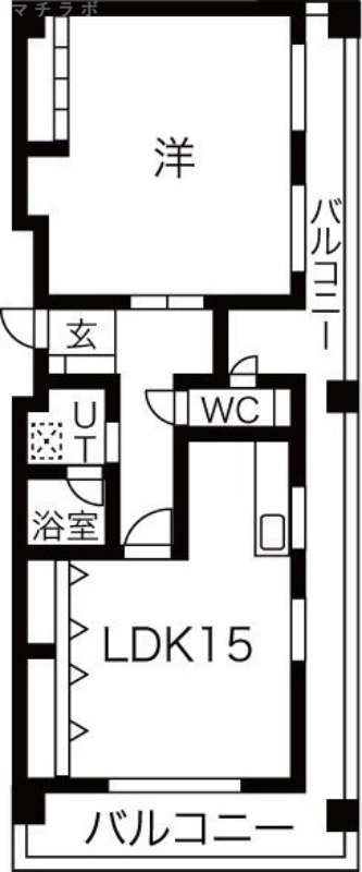 8階の間取り図