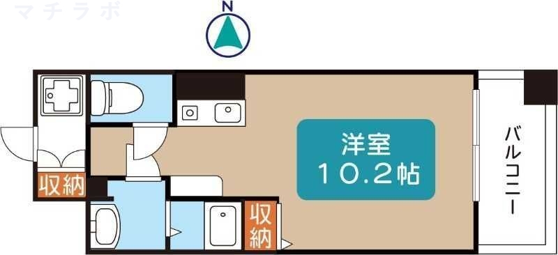 8階の間取り図