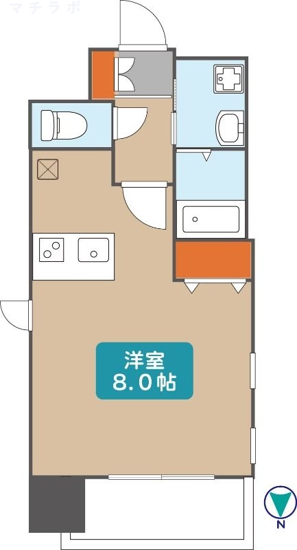 6階の間取り図