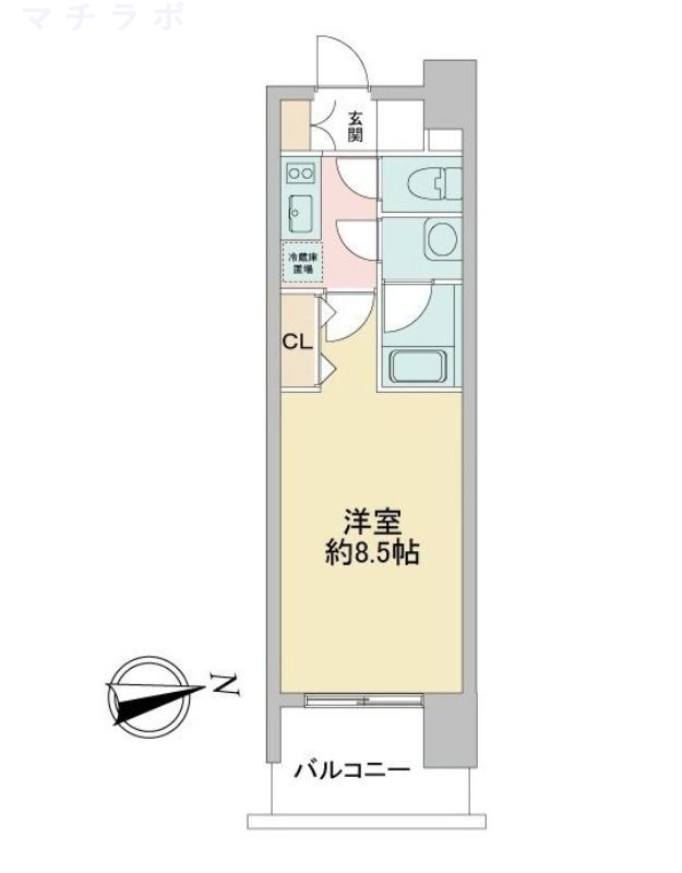 4階の間取り図