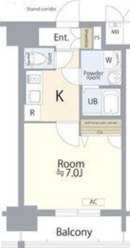 6階の間取り図